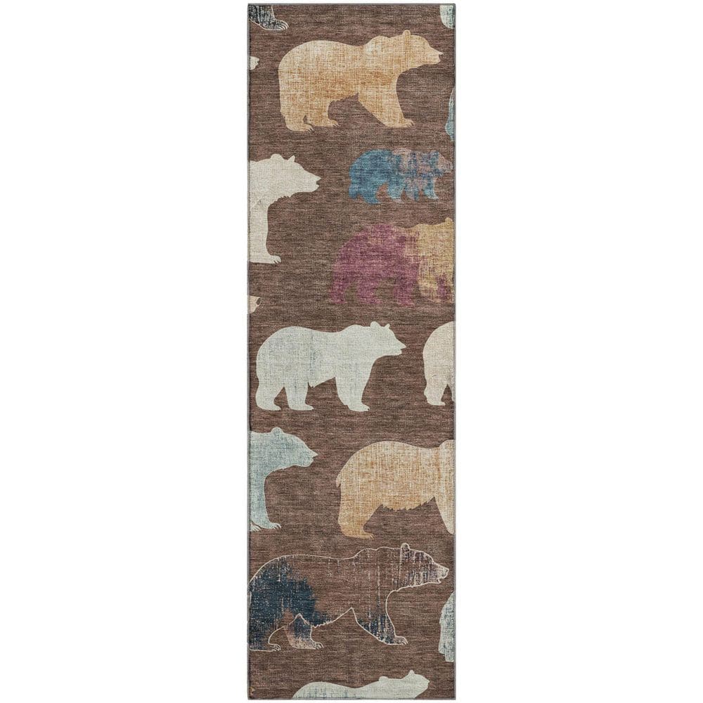 Addison Rugs Mayfield Premium Machine Washable Abstract AMF2338 ...
