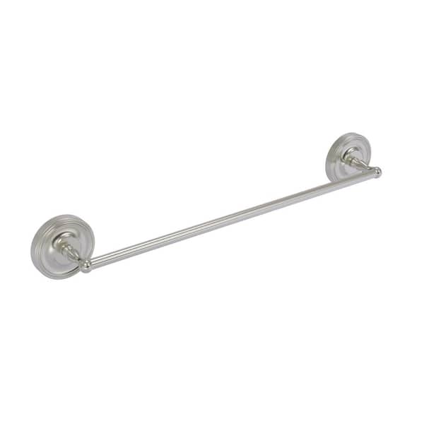 Allied Brass Regal Collection 30 in. Wall Mounted Towel Bar in Satin Nickel