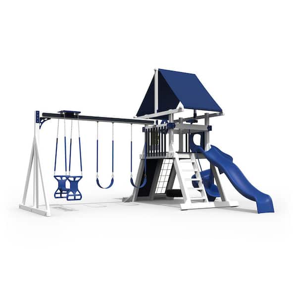 YardCraft Orion White and Blue Vinyl Playset