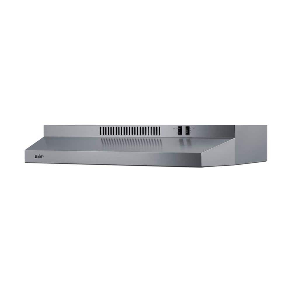 30" Stainless Steel Convertible Under Cabinet Range Hood
