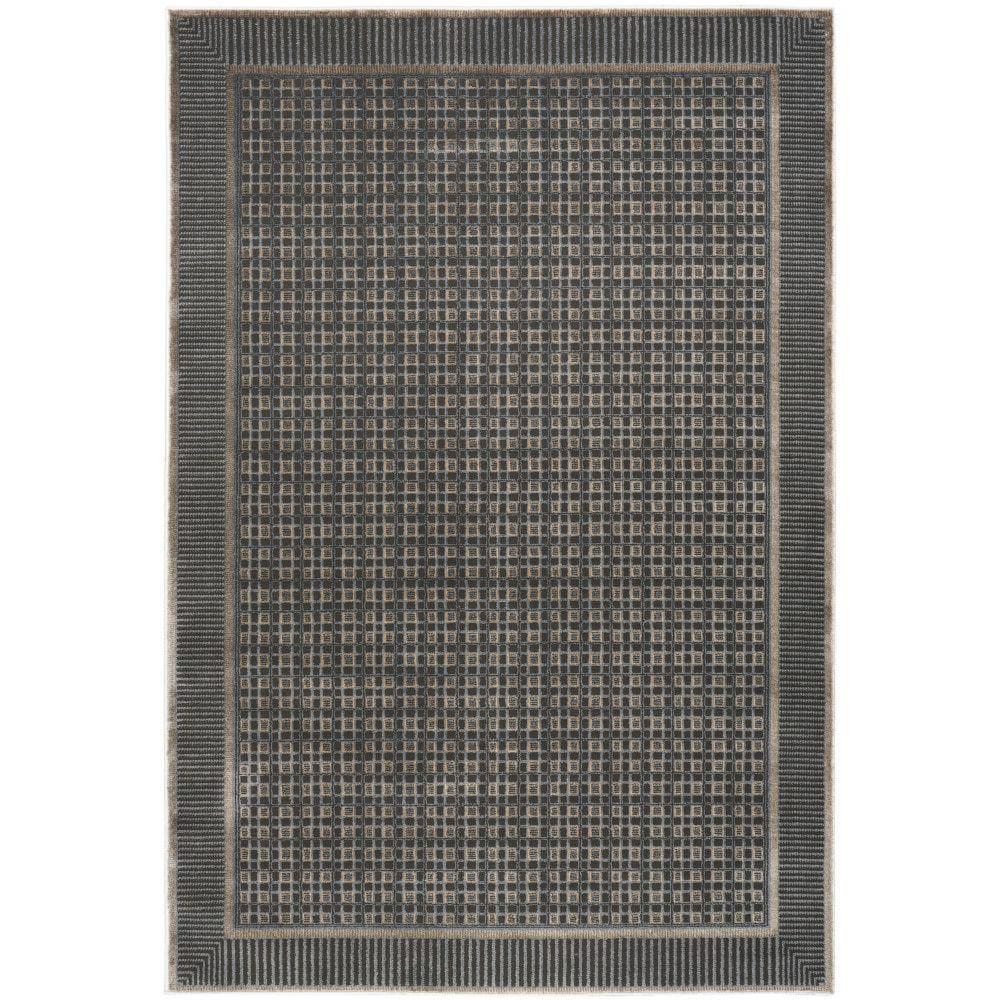 Nordic Black Taupe 5 ft. x 7 ft. Geometric Contemporary Area Rug price history on PriceWatchPro