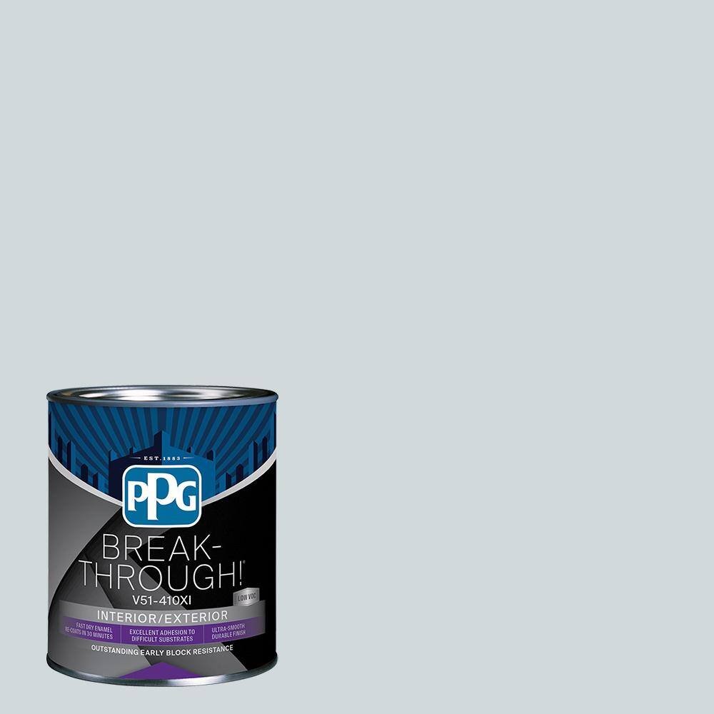 BreakThrough! 1 qt. PPG10123 Tinsel Satin Door, Trim & Paint