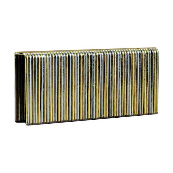 15.5 Gauge 1-1/2 in. Glue Collated 1/2 in. Crown Flooring Staples - 1,000 Count - Hardwood Floors, Cherry, Oak, Maple