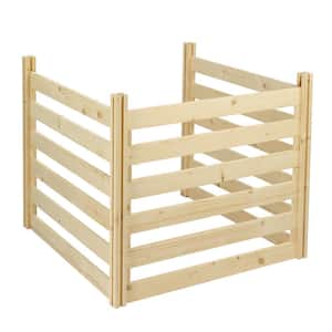 36*31 in. Wood Garden Fence (3 Panels) for Pool Equipment, Air Conditioner Screen