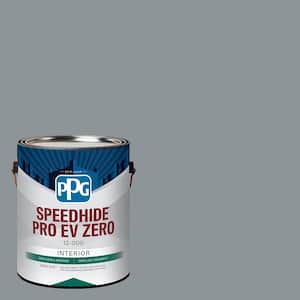 Speedhide Pro EV Zero 1 gal. PPG1012-5 Steeple Gray Flat Interior Paint