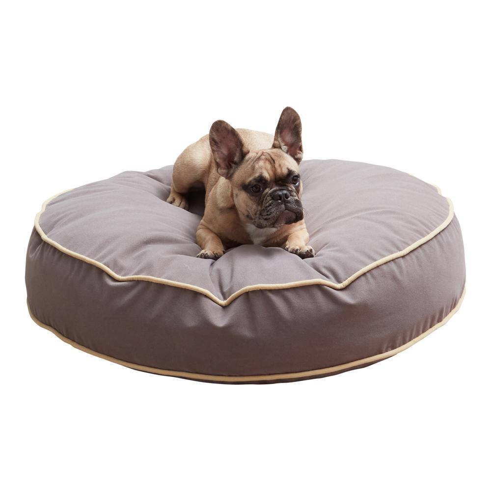 Happy Hounds Scout Small Smoke Round Pillow Dog Bed