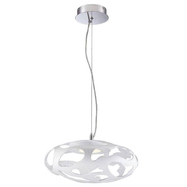 Unbranded Astro Collection 1-Light White Small Pendant