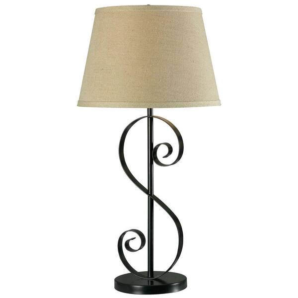 Kenroy Home Galaxy 30 in. Oil-Rubbed Bronze Table Lamp