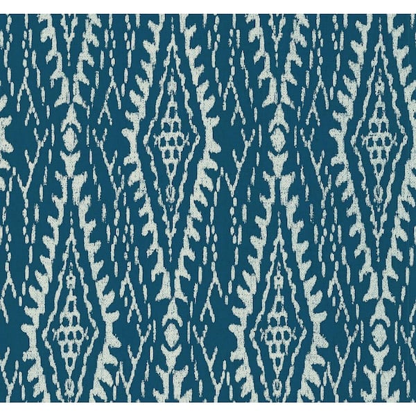 Unbranded Rousseau Paperweave Indigo Blue Wallpaper