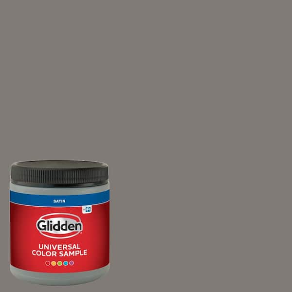 Glidden 8 oz. PPG1007-6 Cool Charcoal Satin Interior Paint Sample