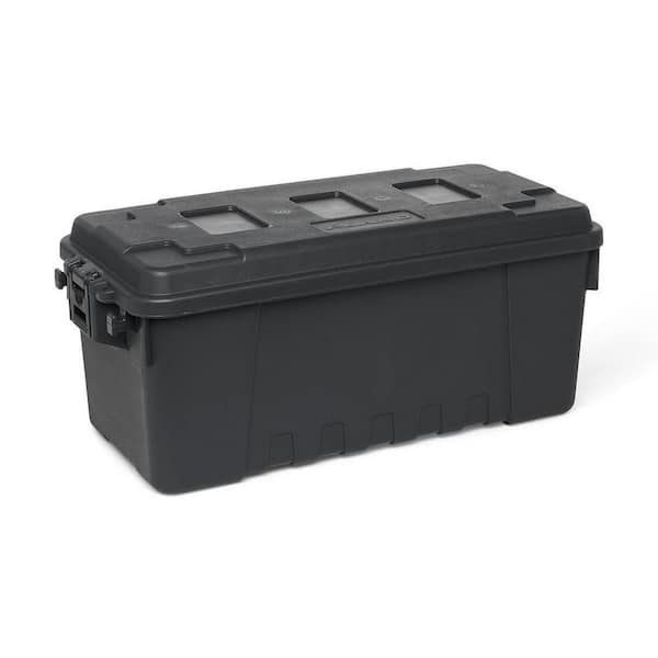 Plano 17-Gal. Storage Box in Charcoal 3-Pack PLAT17CH3PK - The