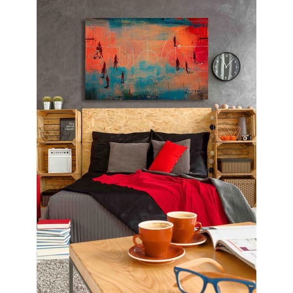 Unbranded 20 in. H x 30 in. W "Court Shadows" by Parvez Taj Printed Canvas Wall Art