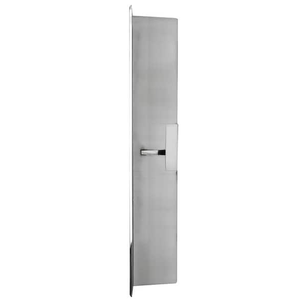 ALFI brand 12 x 24 Black Matte Stainless Steel Vertical Double