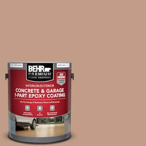 1 gal. #S200-4 Chestnut Bisque Self-Priming 1-Part Epoxy Satin Interior/Exterior Concrete and Garage Floor Paint