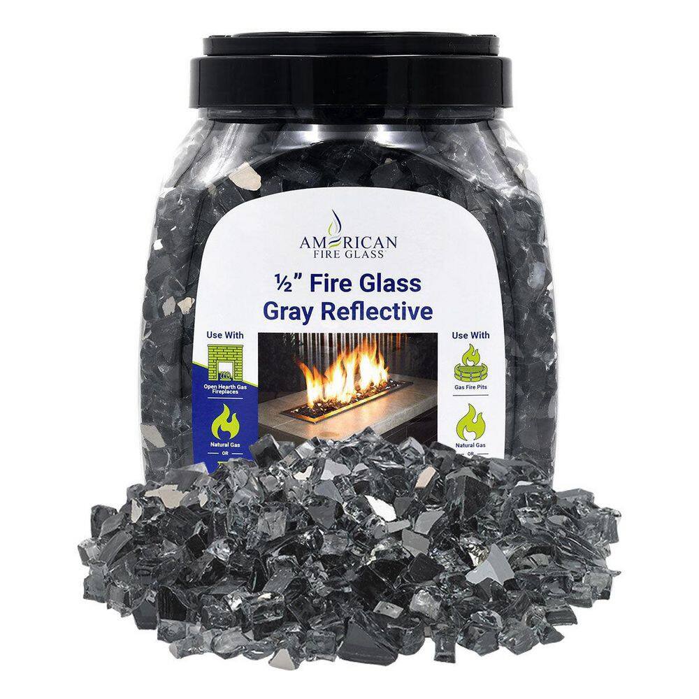 1/2 in. Gray Reflective Fire Glass-10 lb. Jar price history on PriceWatchPro