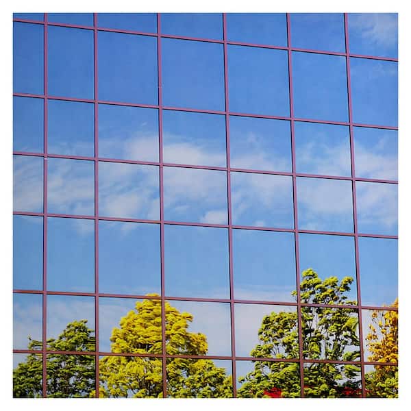BuyDecorativeFilm 24 in. x 100 ft. S15 Daytime Privacy and Heat Control Silver 15 (Dark) Window Film