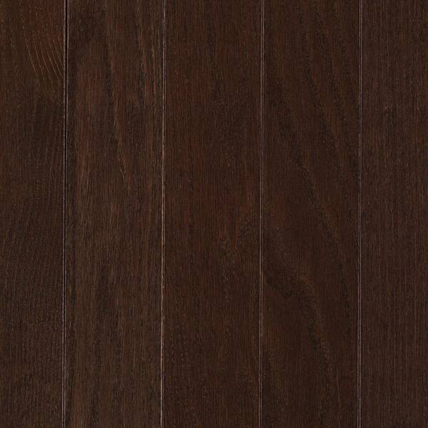 Mohawk Take Home Sample - Raymore Oak Chocolate Hardwood Flooring - 5 in. x 7 in.