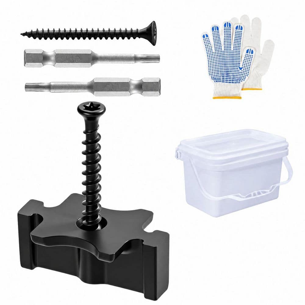 Polymer Black Automatic Spacing Hidden Deck Fastener System with Stainless Steel Screws Magnetic Bit 1000-Pack price history on PriceWatchPro