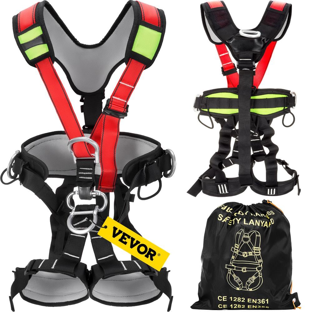 VEVOR Safety Climbing Harness Rock Tree Body Fall Protection Rappelling Harness  Belt Tree Climbing Lanyard AQSQSSAQD00000001V0 The Home Depot