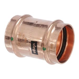 ProPress 2 in. x 2 in. Copper Coupling with Stop