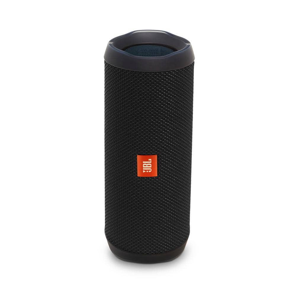 スピーカー・ウーファー JBL FLIP4 BLACK JBL Flip 4 Portable Bluetooth Speaker in Black JBLFLIP4BLKAM - The