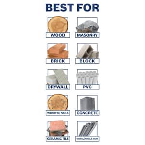 Daredevil 1/2 in. Multi-Purpose Tungsten Carbide Drill Bit for Drilling Tile, Masonry, Wood, Metal and Concrete
