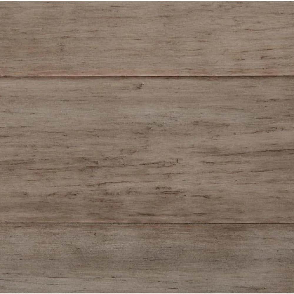 Home Decorators Collection Take Home Sample - Cottage Corner 2.8 MIL Hand Scraped Strand Woven Engineered Bamboo Flooring - 5.1 in x 7 in, Light -  YY6002C