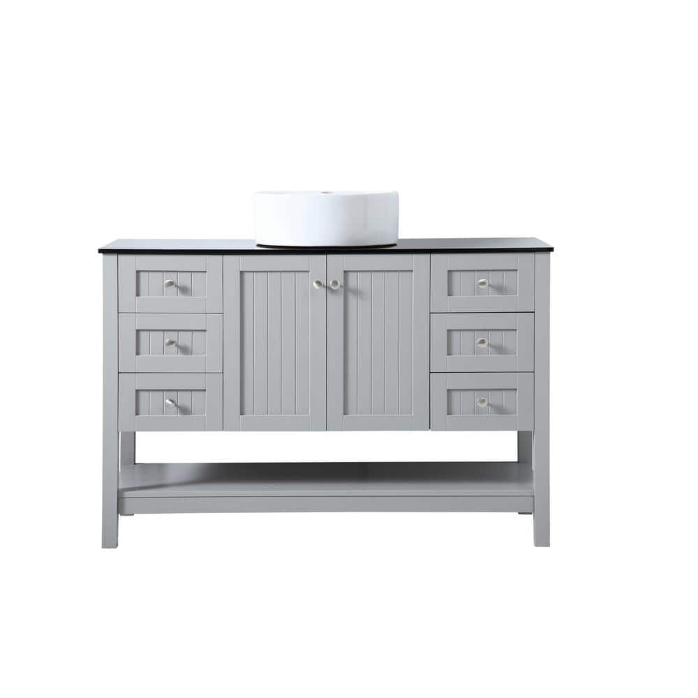 Timeless Home 48 in. W x 18.88 in. D x 38 in. H Single Bathroom Vanity in G