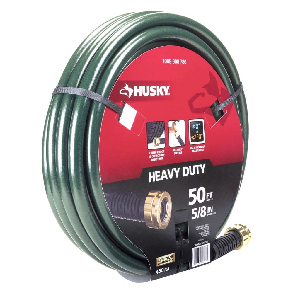 Husky 5/8 in. x 50 ft. Heavy-Duty Hose CHDHKT58050