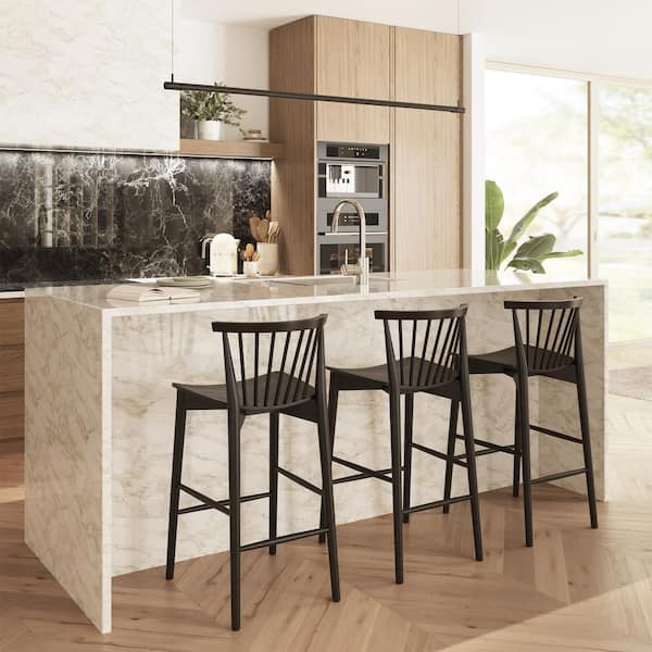 Ligna Counter Stool in Black
