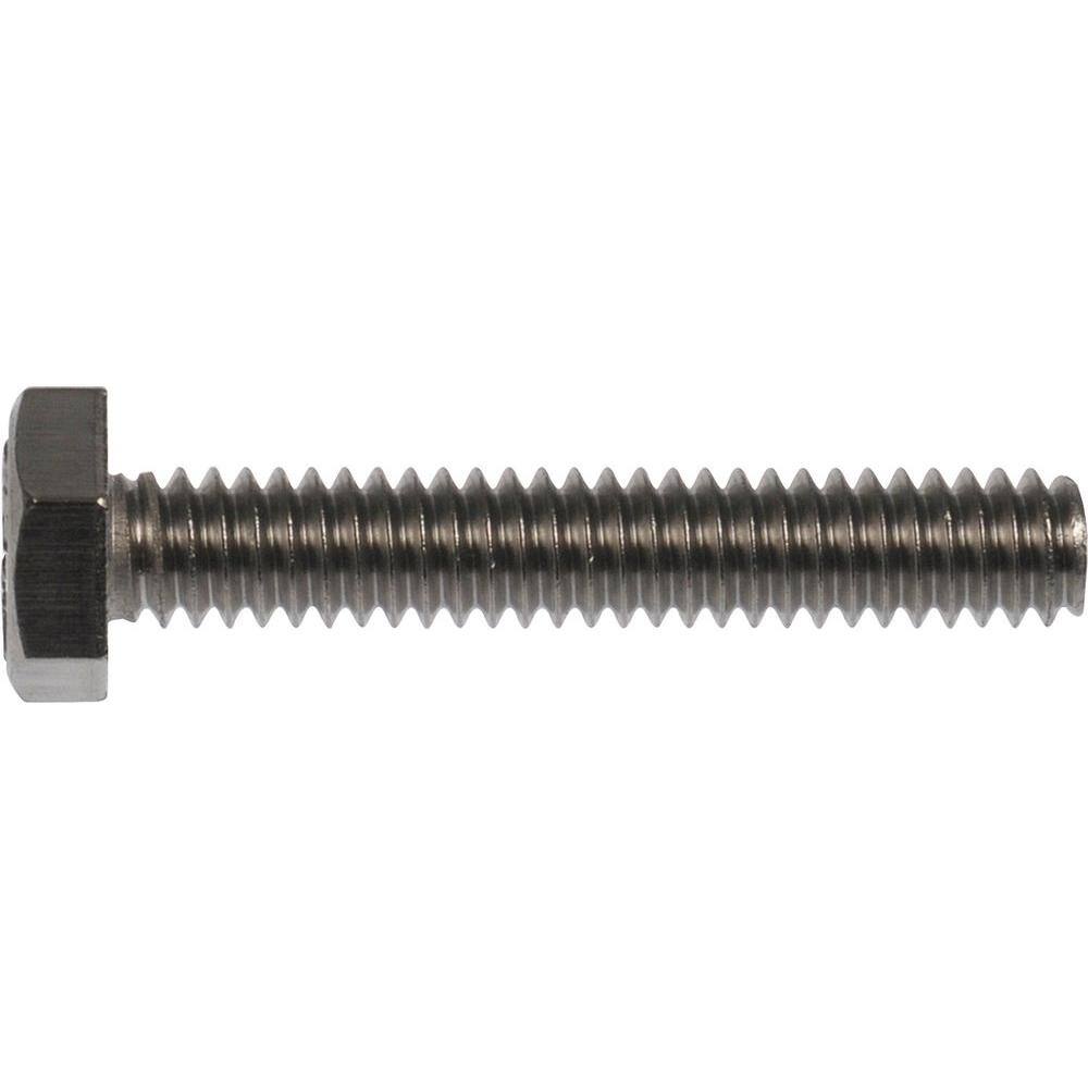 Lexar Industrial Grade 8 Hex Head Tap Bolts – 3/4-10 X 5, Coarse Thread, Yellow Zinc, 10-Pack