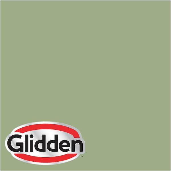 Glidden Premium 1 gal. #HDGG34U Cloistered Garden Green Flat Interior Paint with Primer