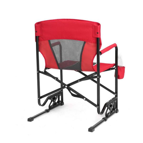 Siavonce Outdoor Freestyle Rocker Camping Chair Portable