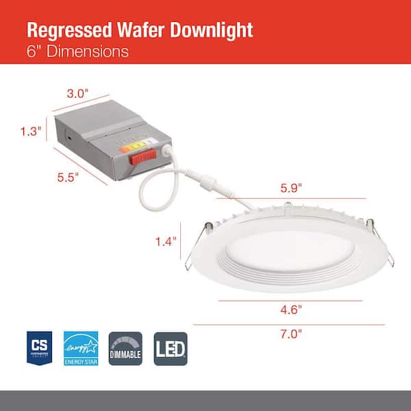 Juno WF4 & WF6 Ultra-thin Wafer LED Downlight Series
