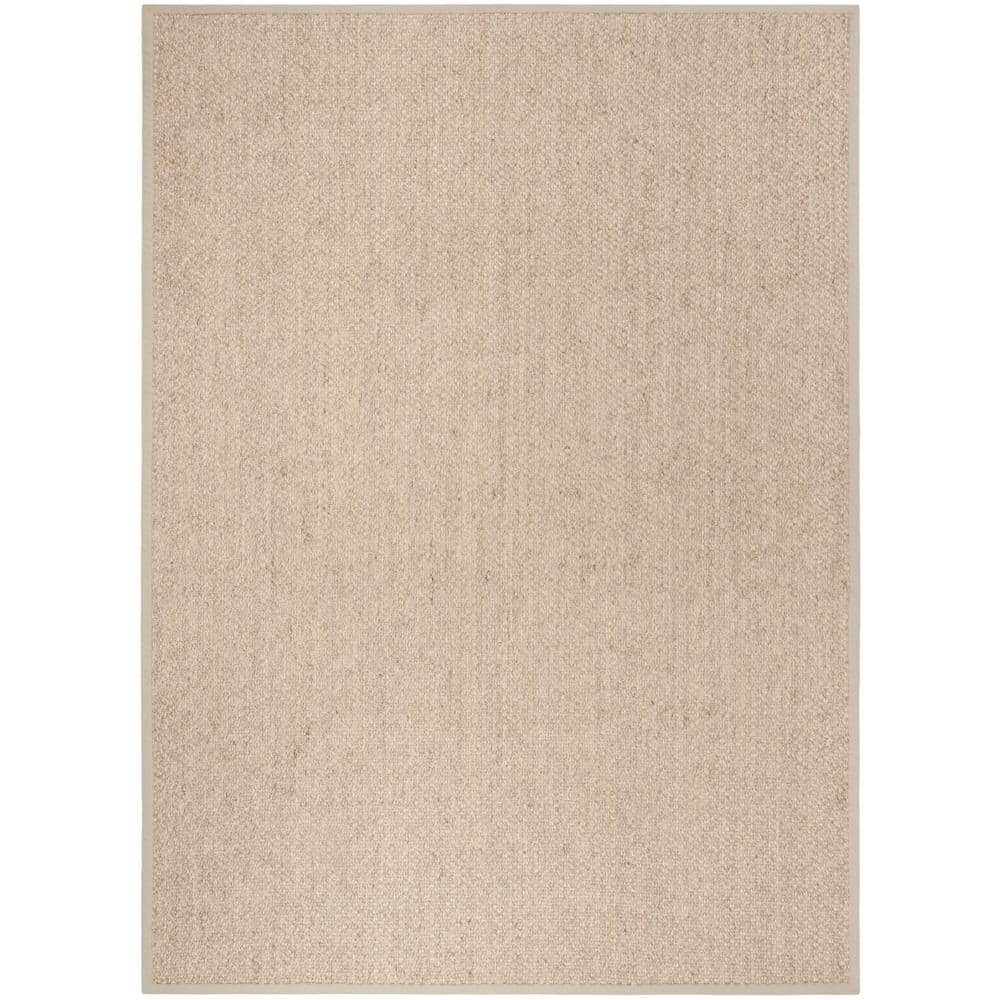 Eco-Friendly Marble & Cotton Blend Hand-Knotted Area Rug, 9' x 12'