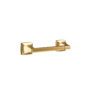 Oak Wall Mounted Toilet Paper Holder in Brushed Bronze