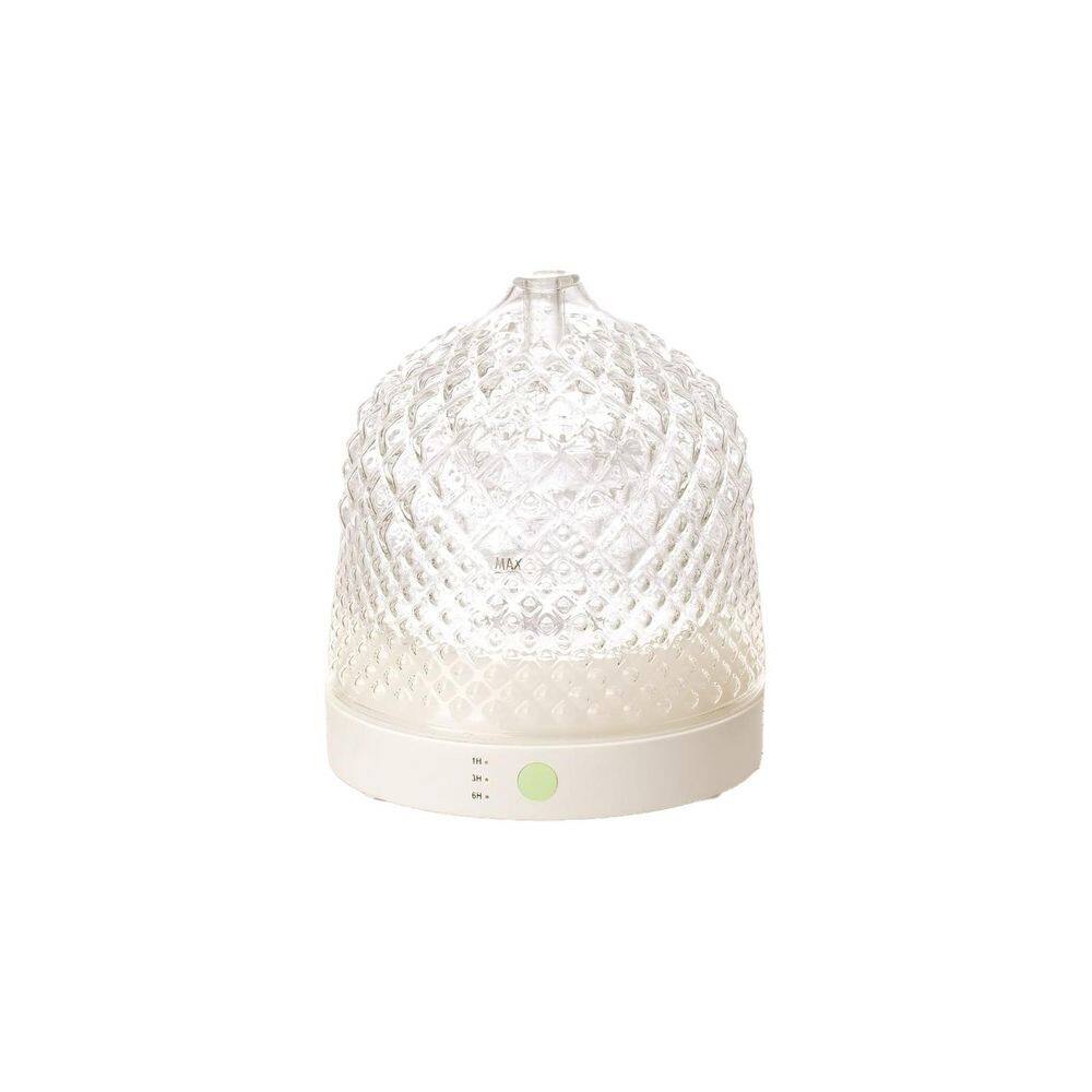 Edmonds Diffuser 200ml Diamond-Shaped Glass Essential Oil Diffuser with Ultrasonic Aroma ...