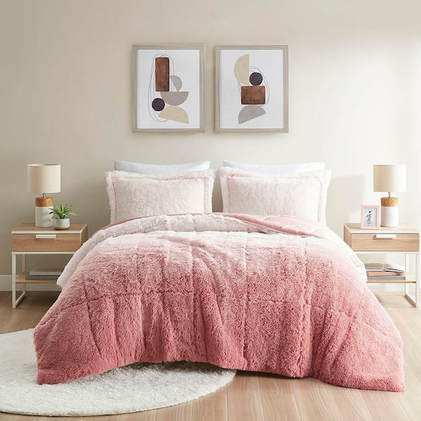 Intelligent Design Ella Blush Microfiber Twin/Twin XL Comforter Set