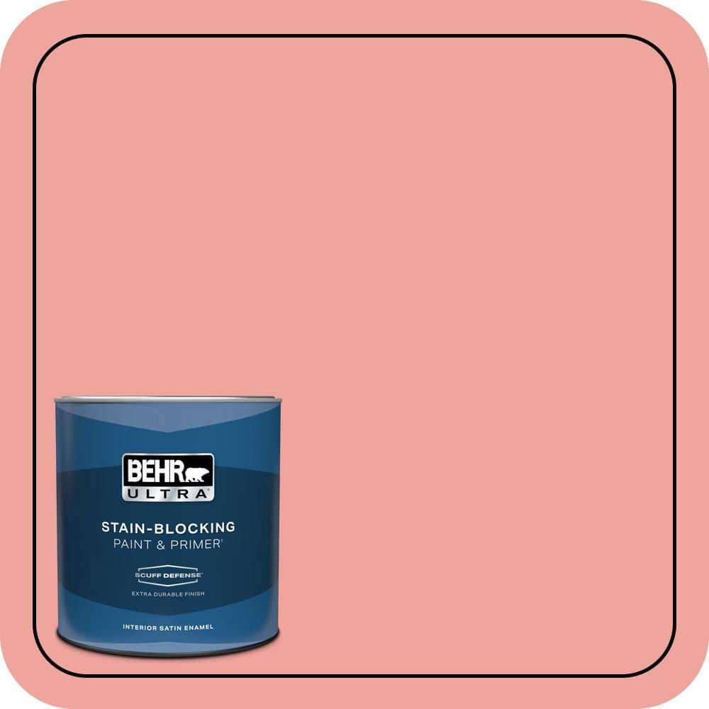 1 qt. #160B-4 Modestly Peach Extra Durable Satin Enamel Interior Paint & Primer price history on PriceWatchPro