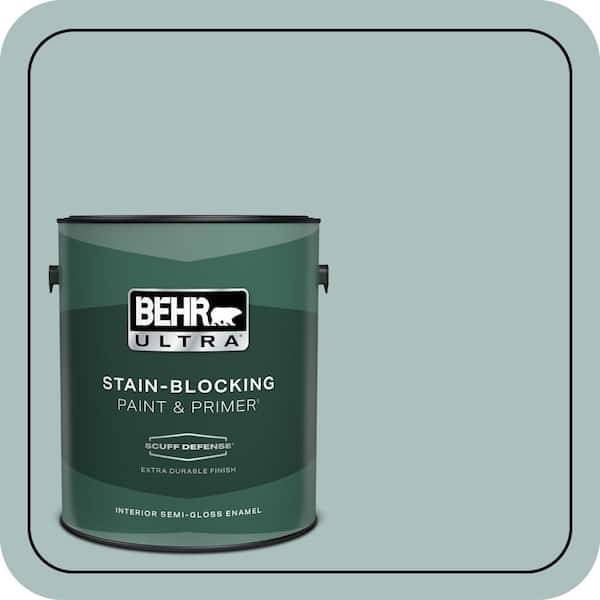 BEHR ULTRA 1 gal. Home Decorators Collection #HDC-CL-15G Morning Parlor Extra Durable Semi-Gloss Enamel Interior Paint & Primer