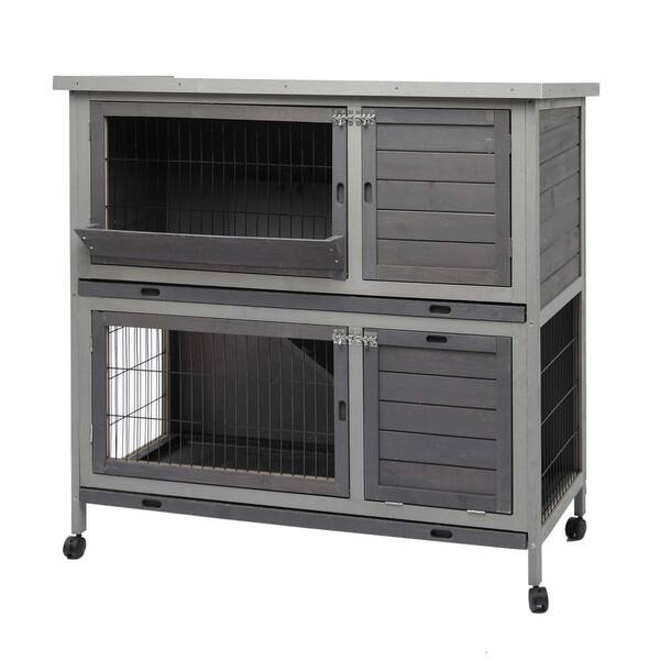 Foobrues Outdoor Rabbit Cage with Pull Out Trays LNN-23170178 - The ...