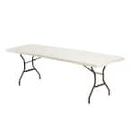 8 ft. Fold-in-Half Table; Almond