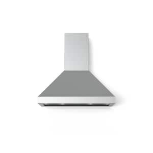 48 in. 1000 CFM Wall Mount Canopy Vent Hood with Lights in Stainless Steel