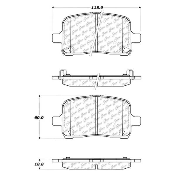 Centric Parts Disc Brake Pad Set