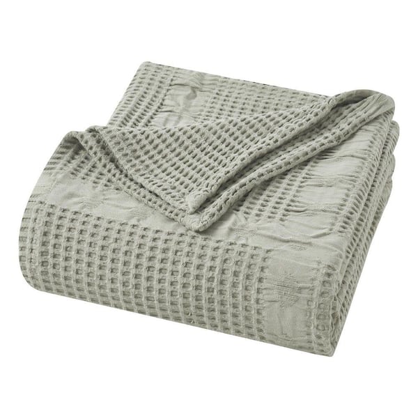 Vellux Original Moss Nylon King Blanket 027399019864 - The Home Depot