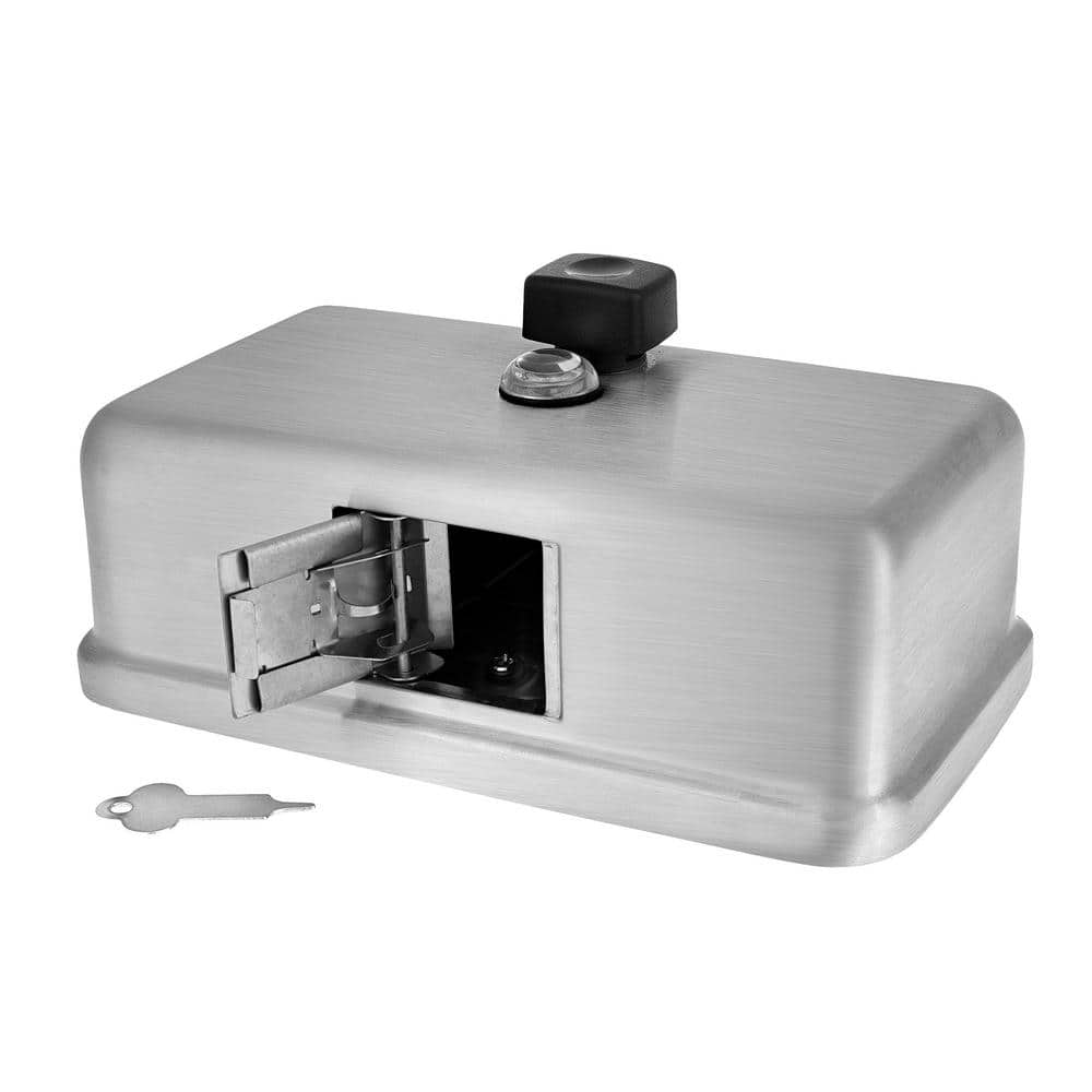 Stainless Steel Horizontal Wall-Mounted Soap Dispenser 1200 mL