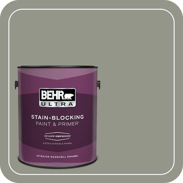 BEHR ULTRA 1 gal. #ECC-36-1 Shady Willow Extra Durable Eggshell Enamel Interior Paint & Primer