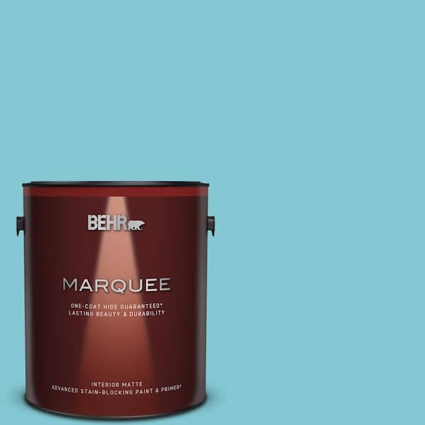 BEHR MARQUEE 1 gal. #MQ4-50 Not a Cloud in Sight One-Coat Hide Matte Interior Paint & Primer