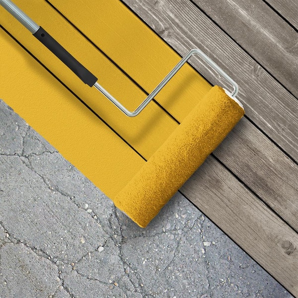5 gal. #OSHA-6 OSHA SAFETY YELLOW Low-Lustre Enamel Interior/Exterior Porch and Patio Floor Paint