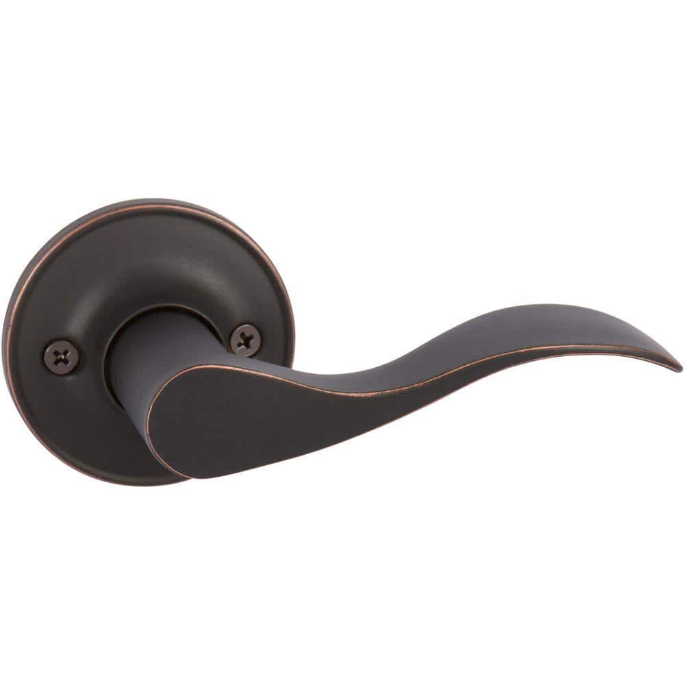 Callan Bennett Edged Oil Rubbed Bronze Left-Handed Dummy Door Lever